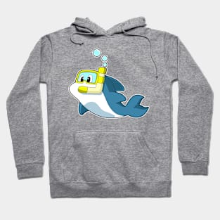 Dolphin Swimming Snorkel Hoodie